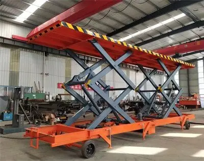 剪叉(cha)式裝卸貨升(sheng)降平台